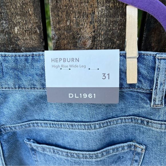 DL1961 Hepburn High Rise Wide Leg Carter Jeans NWT Sz 31 - Picture 4 of 16